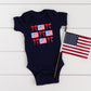Coquette Flags Chart | Baby Graphic Short Sleeve Onesie
