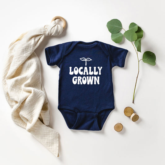 Locally Grown Kids | Baby Graphic Short Sleeve Onesie