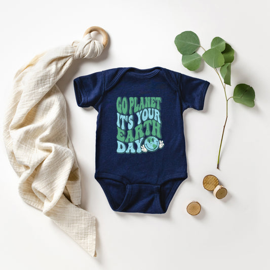 Go Planet | Baby Graphic Short Sleeve Onesie