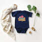 Hello Summer Flowers | Baby Graphic Short Sleeve Onesie