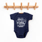 Pack My Bags I'm Going Fishing With Daddy | Baby Graphic Short Sleeve Onesie