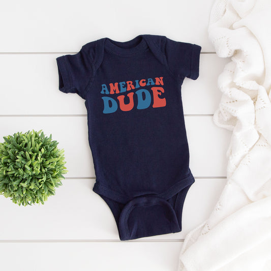 American Dude | Baby Graphic Short Sleeve Onesie