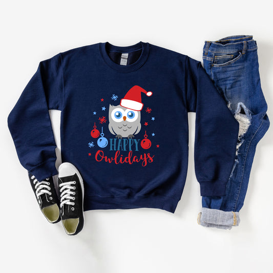 Happy Owlidays | Youth Sweatshirt