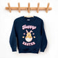 Hoppy Easter Chick Colorful | Youth Graphic Sweatshirt