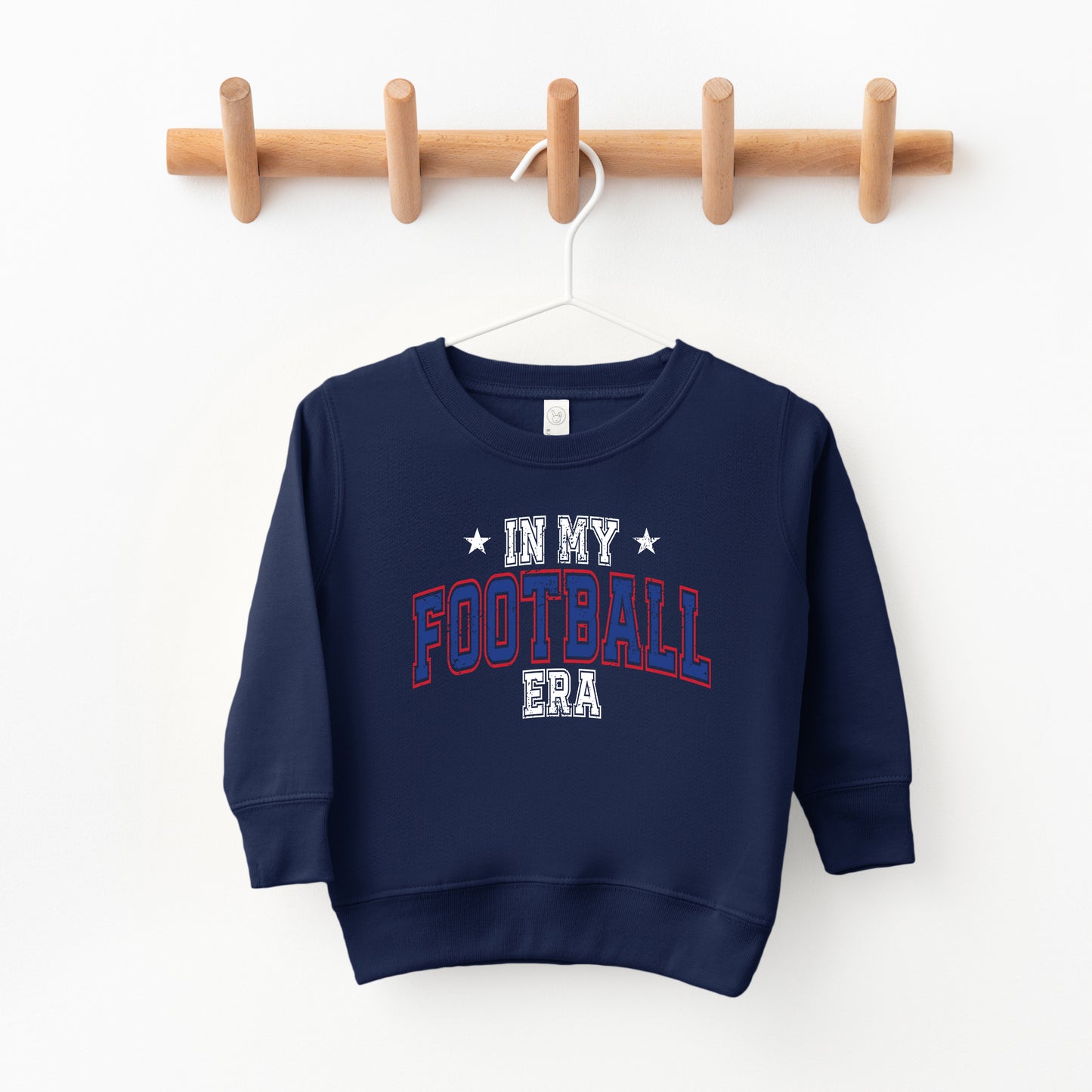 In My Football Era - Blue | Toddler Graphic Sweatshirt