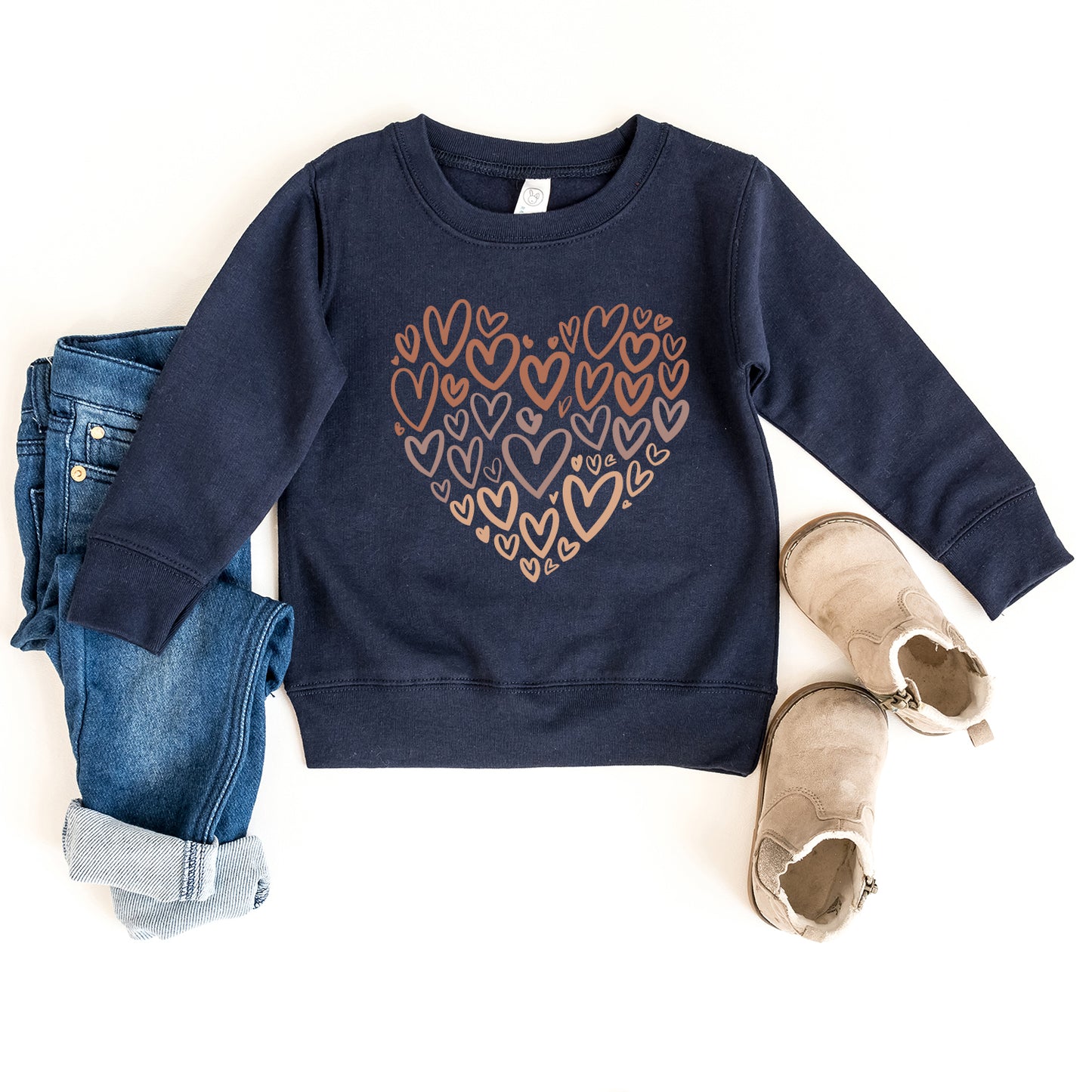 Black History Hearts | Toddler Graphic Sweatshirt