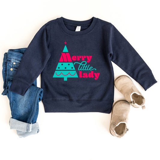 Merry Little Lady | Toddler Graphic Sweatshirt