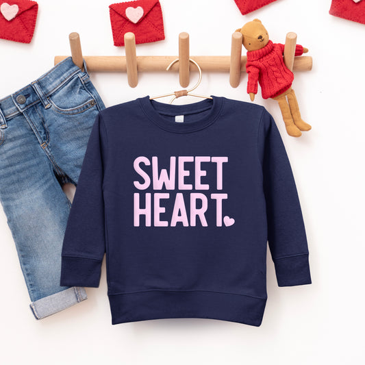 Sweetheart Puff Print | Youth Ultra-Soft Graphic Sweatshirt