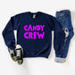 Candy Crew Puff Print | Youth Graphic Sweatshirt