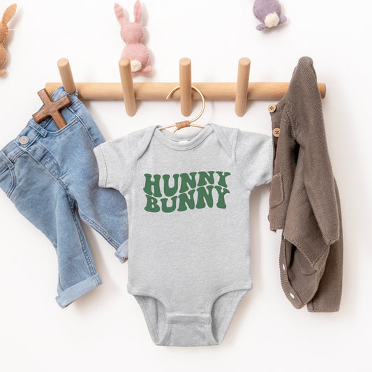 Hunny Bunny Wavy | Baby Graphic Short Sleeve Onesie