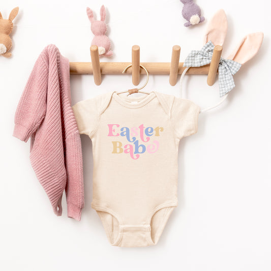 Easter Babe Colorful | Baby Graphic Short Sleeve Onesie