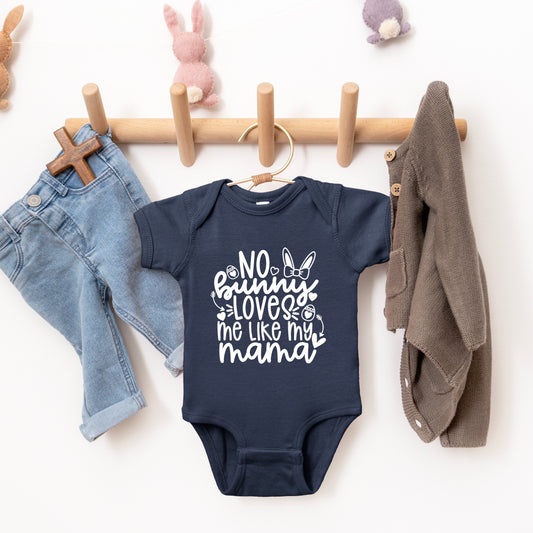 No Bunny Loves Me Like Mama | Baby Graphic Short Sleeve Onesie