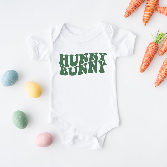 Hunny Bunny Wavy | Baby Graphic Short Sleeve Onesie