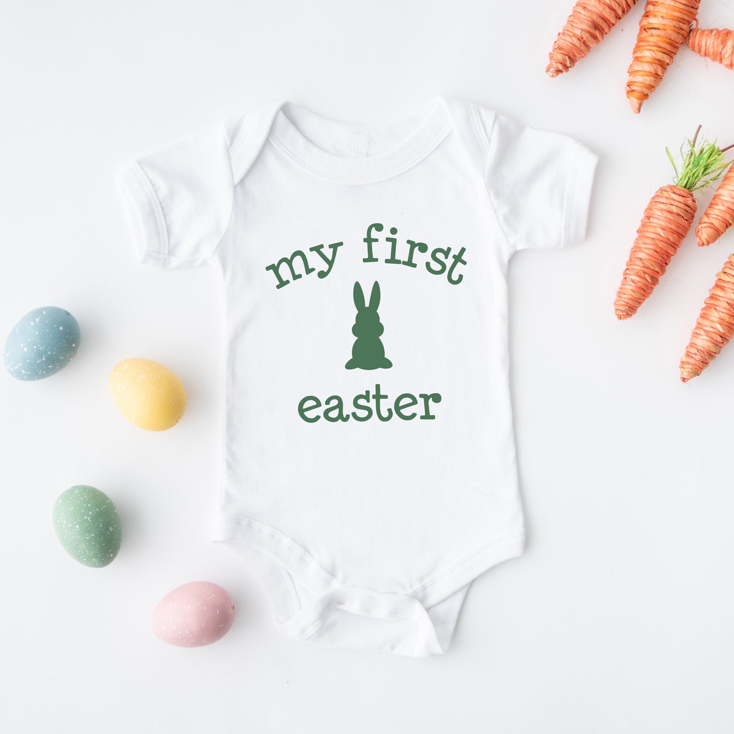 Bunny First Easter | Baby Graphic Short Sleeve Onesie