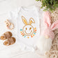 Happy Easter Smiley Lightning Bolt | Baby Graphic Short Sleeve Onesie