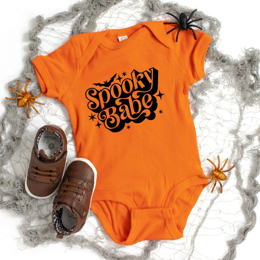 Spooky Babe Bats | Baby Graphic Short Sleeve Onesie