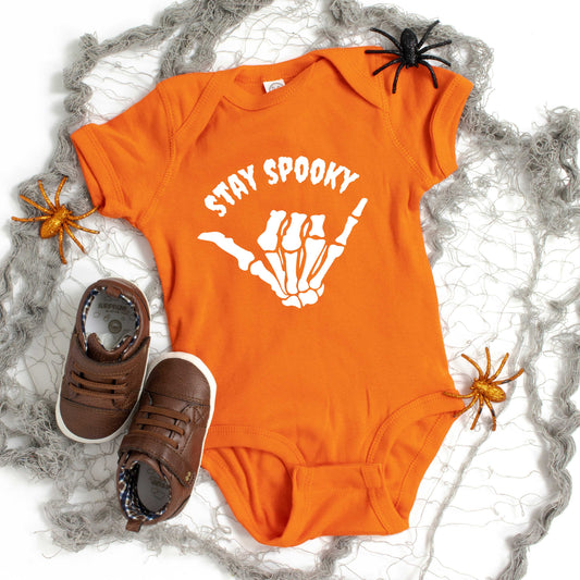 Stay Spooky Hand | Baby Graphic Short Sleeve Onesie