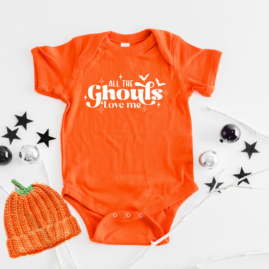 All The Ghouls Love Me Diamonds | Baby Graphic Short Sleeve Onesie