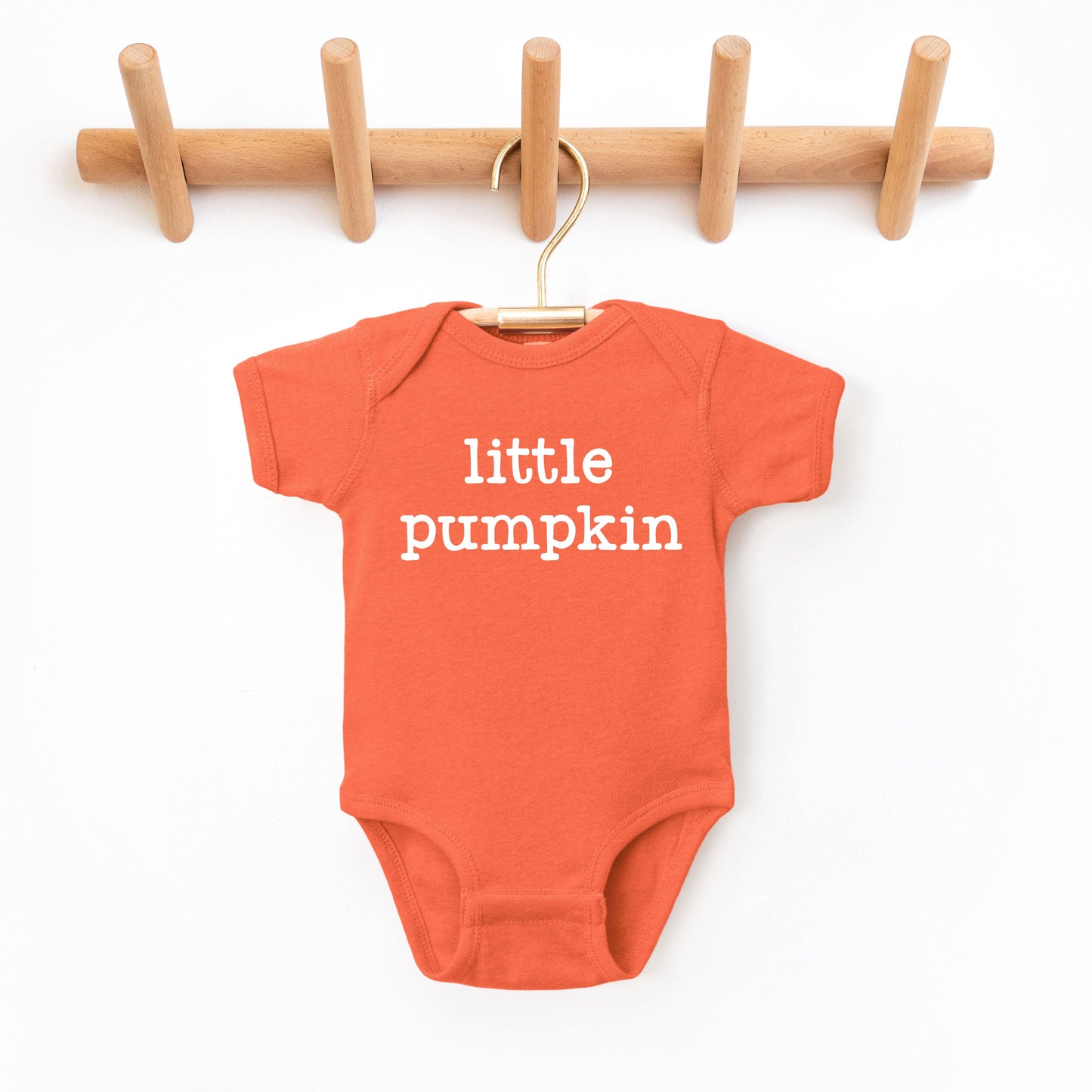 Little Pumpkin Typewriter | Baby Graphic Short Sleeve Onesie