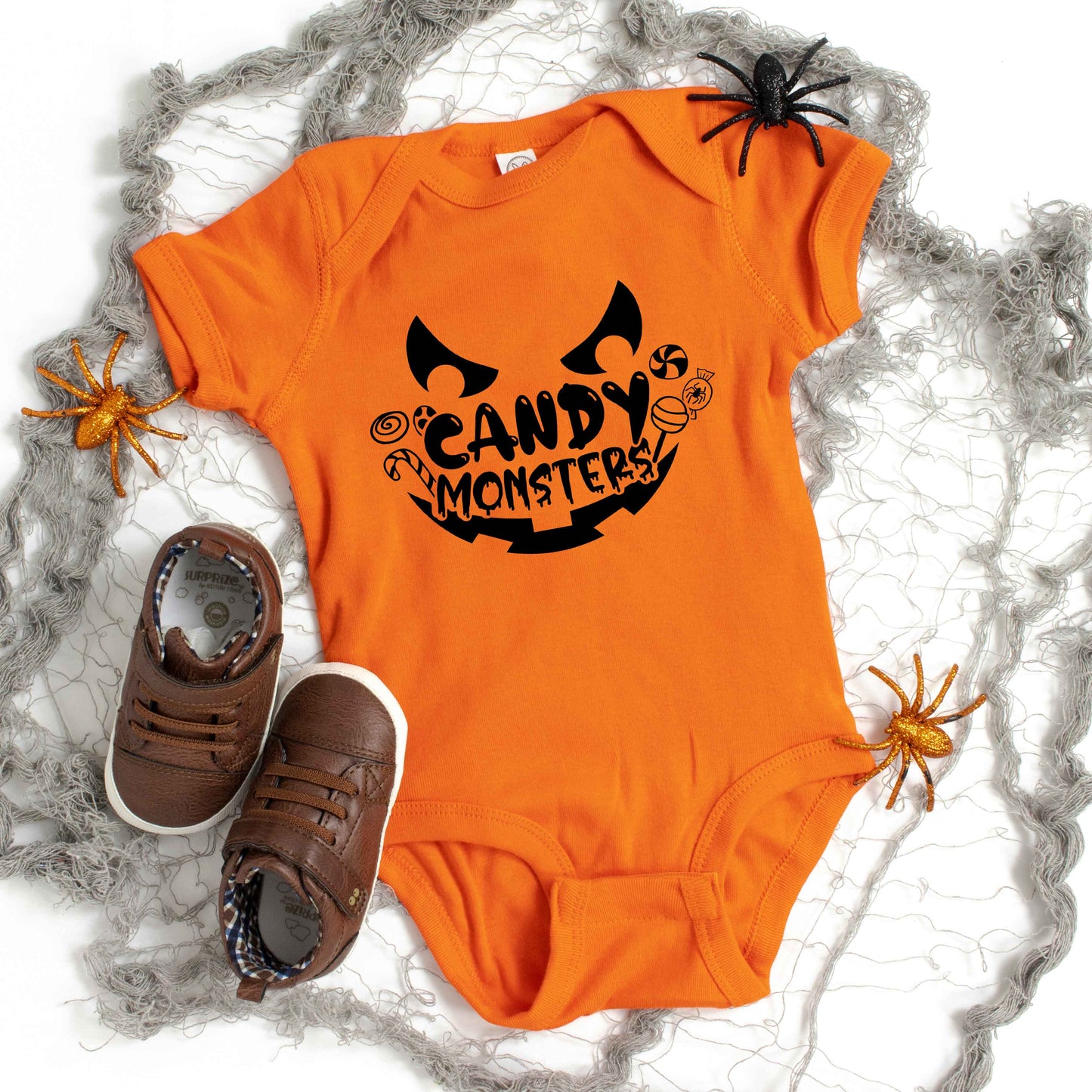 Candy Monster | Baby Graphic Short Sleeve Onesie