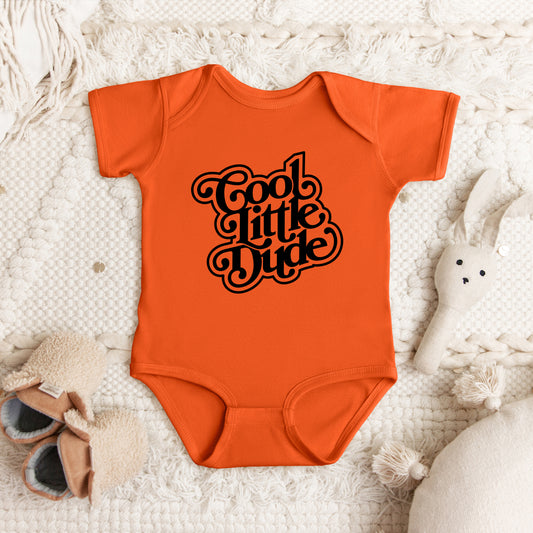 Cool Little Dude | Baby Graphic Short Sleeve Onesie