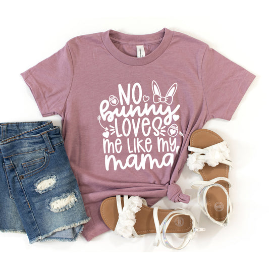 No Bunny Loves Me Like Mama | Youth Graphic Short Sleeve Tee