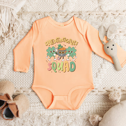 Shenanigans Squad | Baby Graphic Long Sleeve Onesie