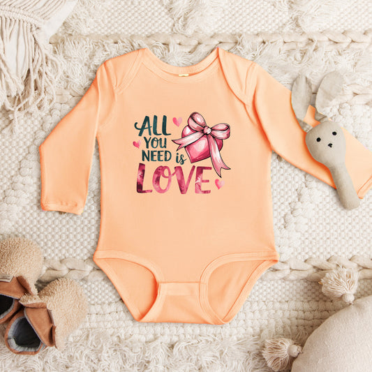 All You Need Is Love Coquette | Baby Graphic Long Sleeve Onesie