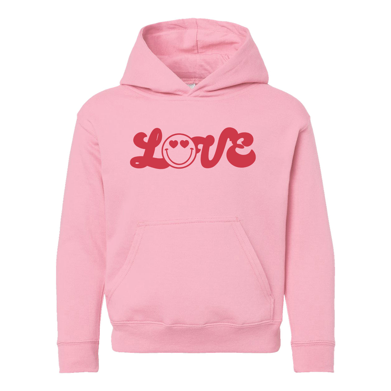 Love Smiley Face | Youth Graphic Hoodie