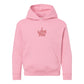Embroidered I Love You Words | Youth Graphic Hoodie
