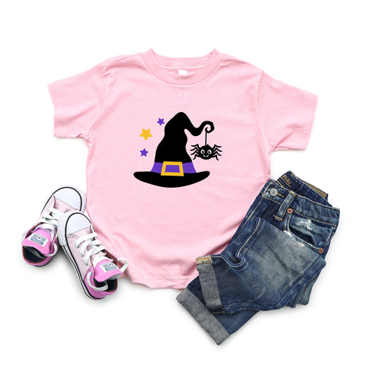 Witch And Spider | Toddler Graphic Short Sleeve Tee