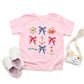 Coquette Nautical Collage | Toddler Graphic Short Sleeve Tee