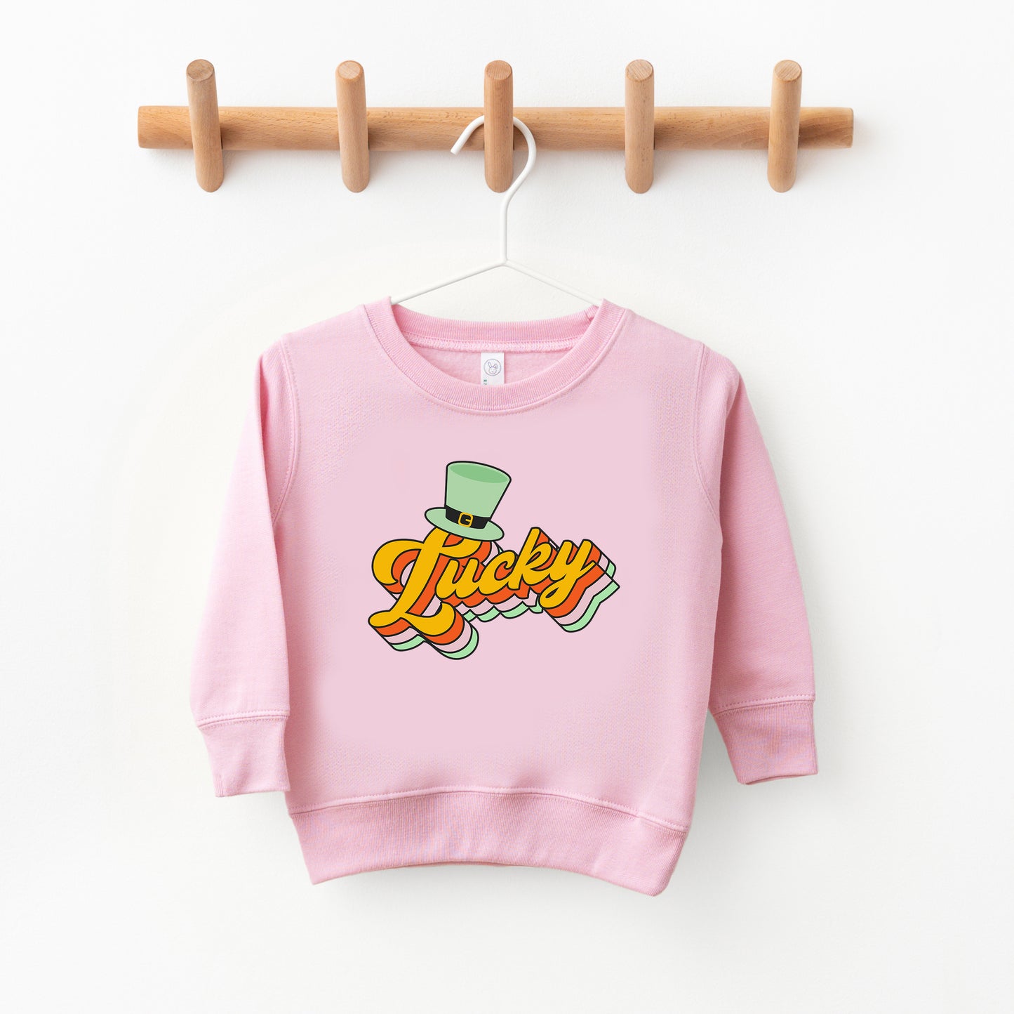 Retro Lucky Hat | Toddler Graphic Sweatshirt