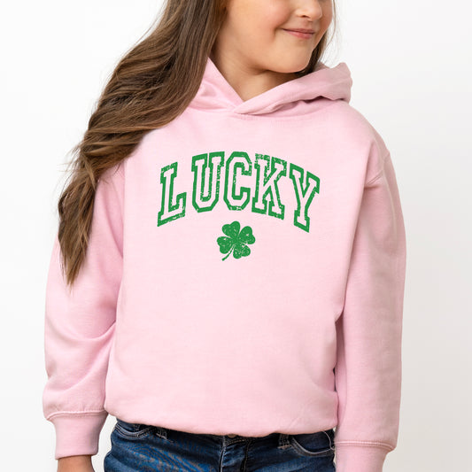 Lucky Clover Distressed | Toddler Graphic Hoodie