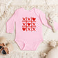 Tic Tac Heart | Baby Graphic Long Sleeve Onesie