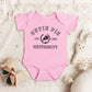Cutie Pie University | Baby Graphic Short Sleeve Onesie