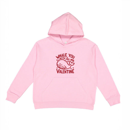 Valentine's Whale | Youth Graphic Hoodie