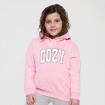 Cozy Worn Varsity | Toddler Graphic Hoodie