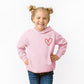 Embroidered Hand Drawn Heart | Toddler Graphic Hoodie