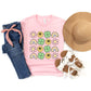 Smiley Clover Daisy | Toddler Graphic Short Sleeve Tee