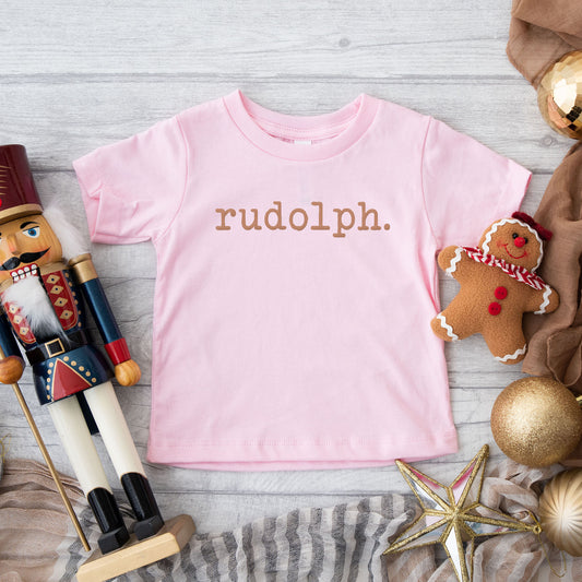 Rudolph Puff Print | Youth Graphic Short Sleeve Tee