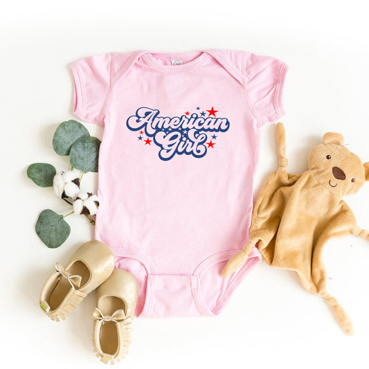 American Girl Retro Stars | Baby Graphic Short Sleeve Onesie