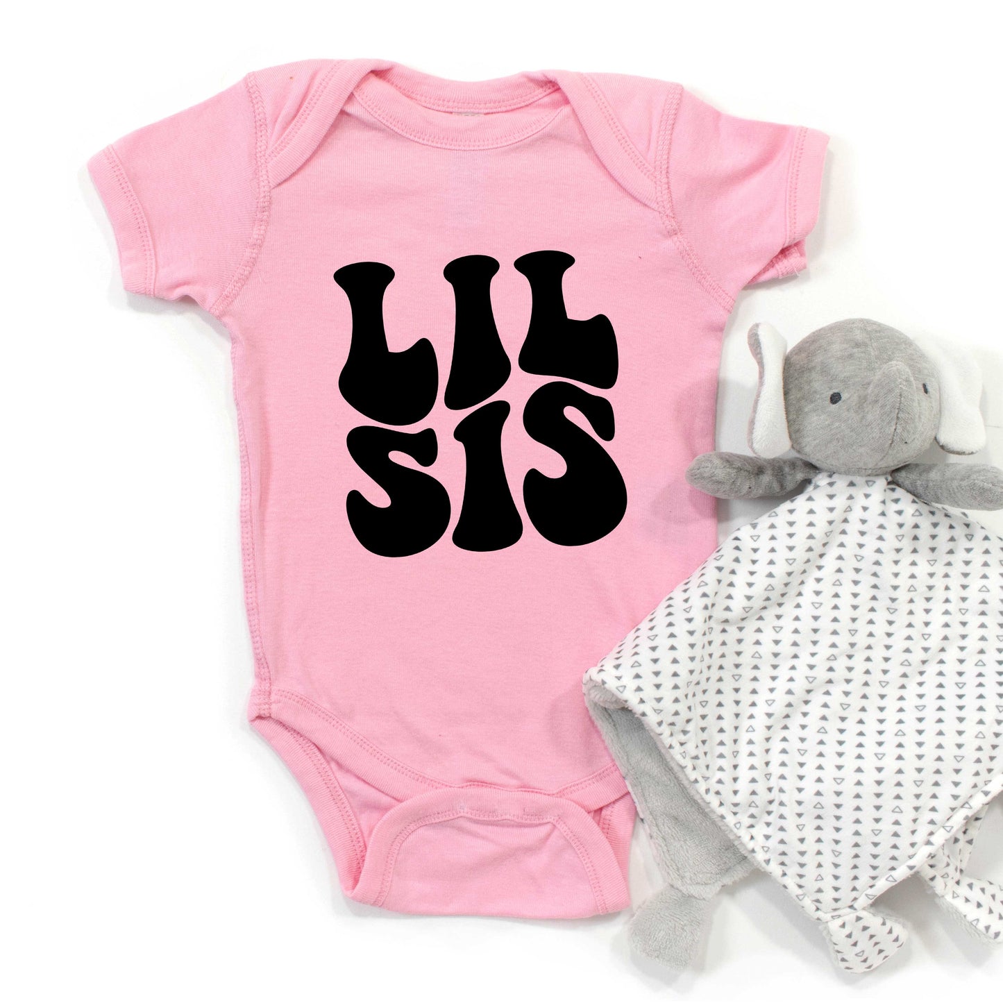 Lil Sis Wavy | Baby Graphic Short Sleeve Onesie