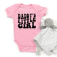 Daddy's Little Girl Wavy | Baby Graphic Short Sleeve Onesie