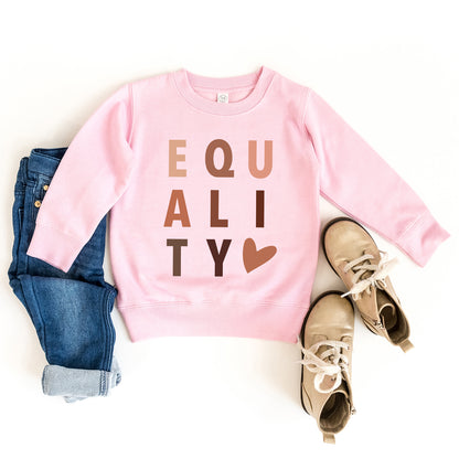 Equality Heart | Toddler Graphic Sweatshirt