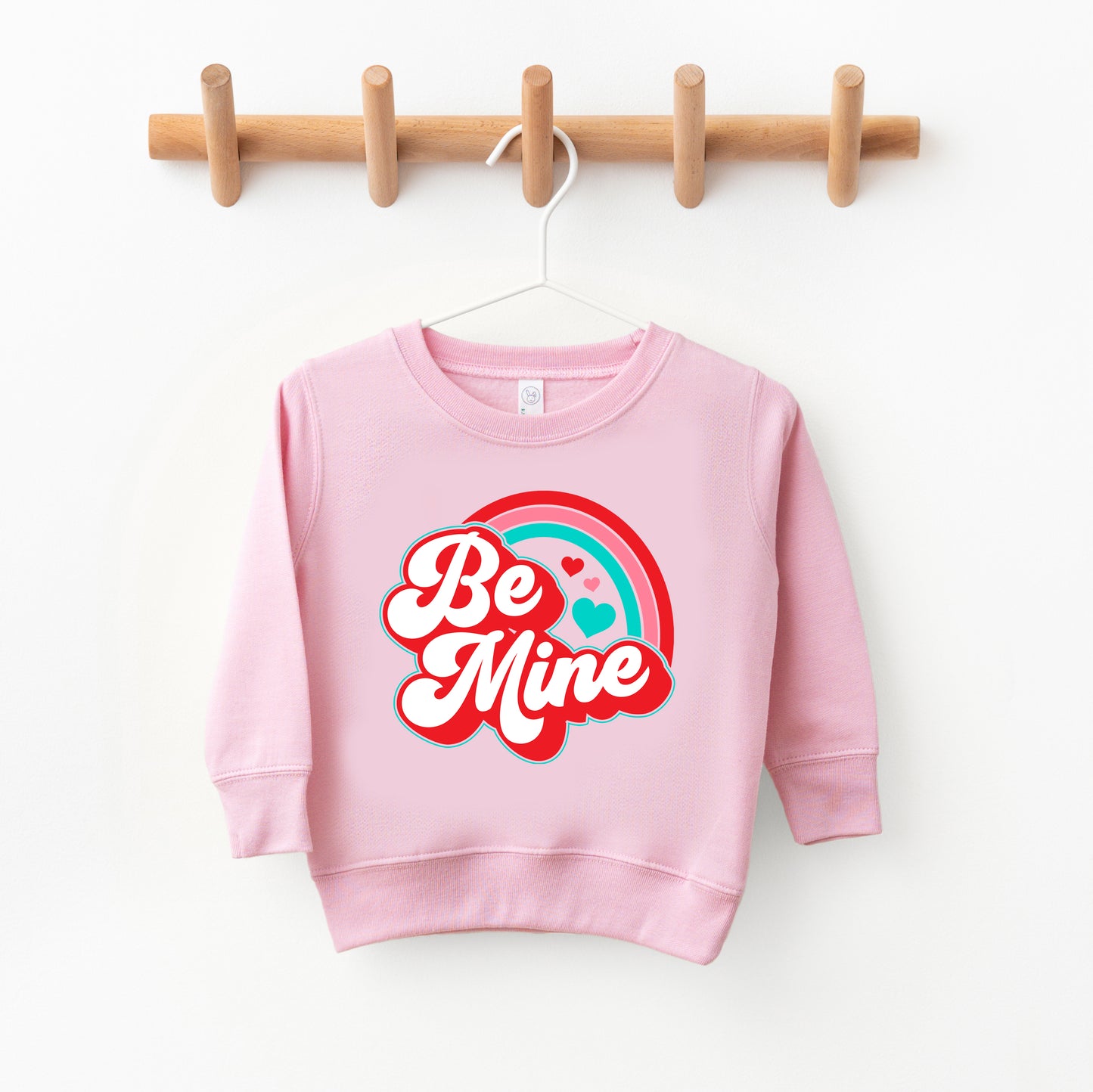 Be Mine Rainbow | Toddler Graphic Sweatshirt