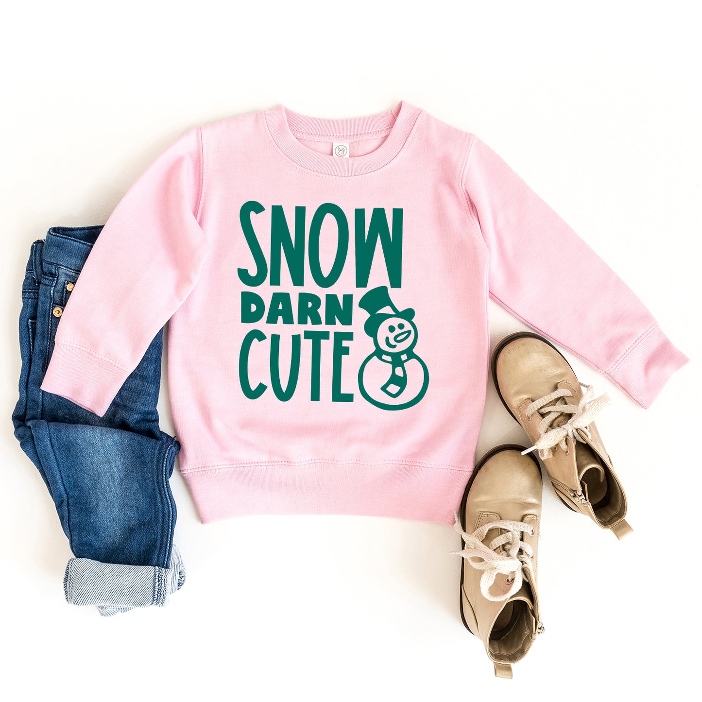 Snow Darn Cute | Toddler Graphic Sweatshirt