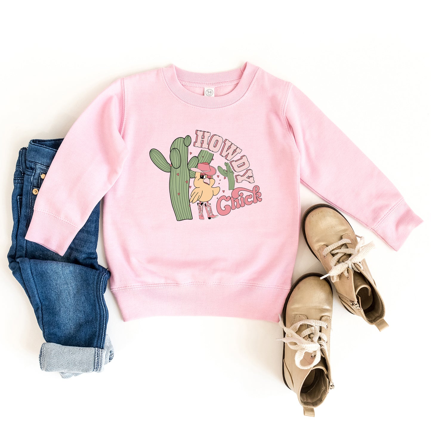 Howdy Chick | Toddler Graphic Sweatshirt