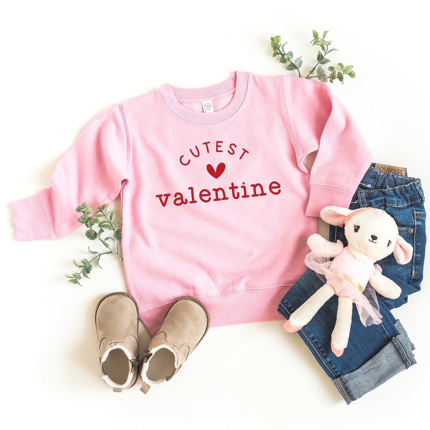 Cutest Valentine | Toddler Graphic Sweatshirt