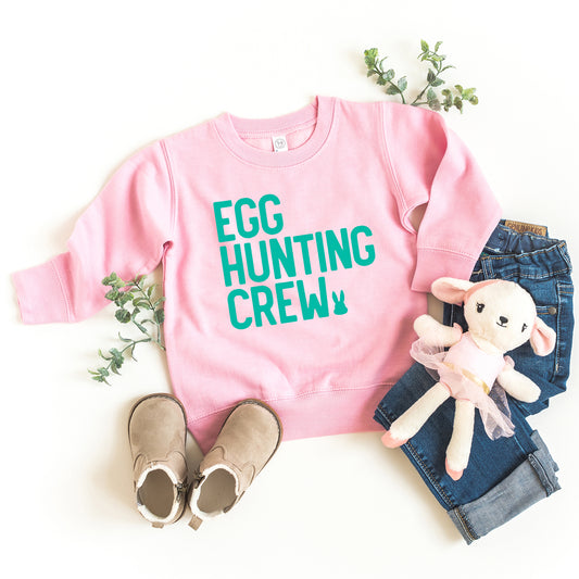 Egg Hunting Crew Bunny | Toddler Graphic Sweatshirt